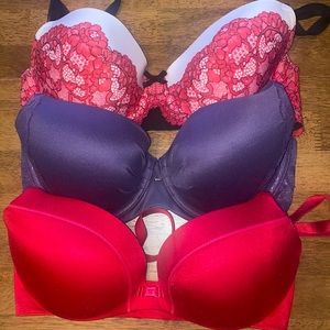 34d push up bra lot victoria secret
